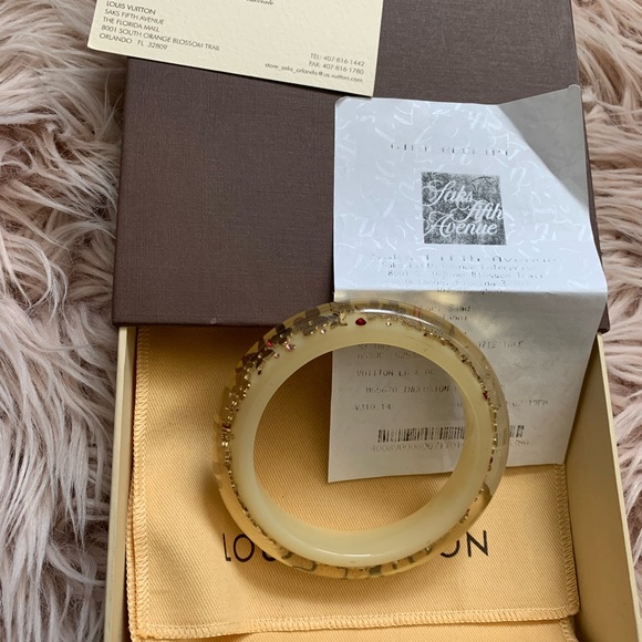 Authentic Louis Vuitton Inclusion Bangle Bracelet - Picture 4 of 11